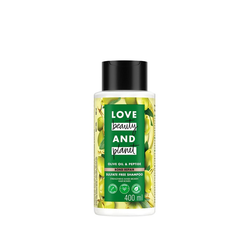 Love Beauty & Planet Olive Oil & Peptide Bond Repair Sulfate Free Shampoo – 400ml