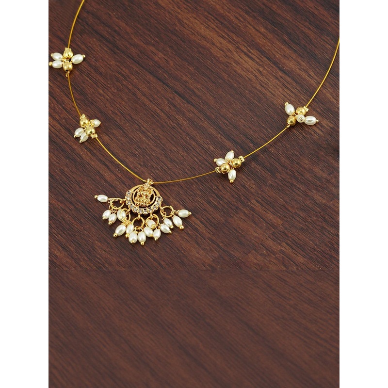 Panachee Gold-plated Lakshmi Necklace