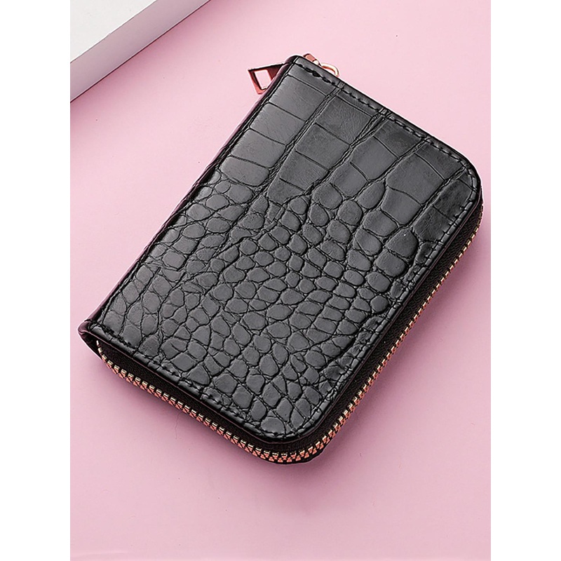 SYGA Women Textured Leather Card Holder