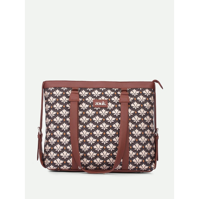 ZOUK Bidri Kaiser Women’s Office Tote Bag Back Zipper