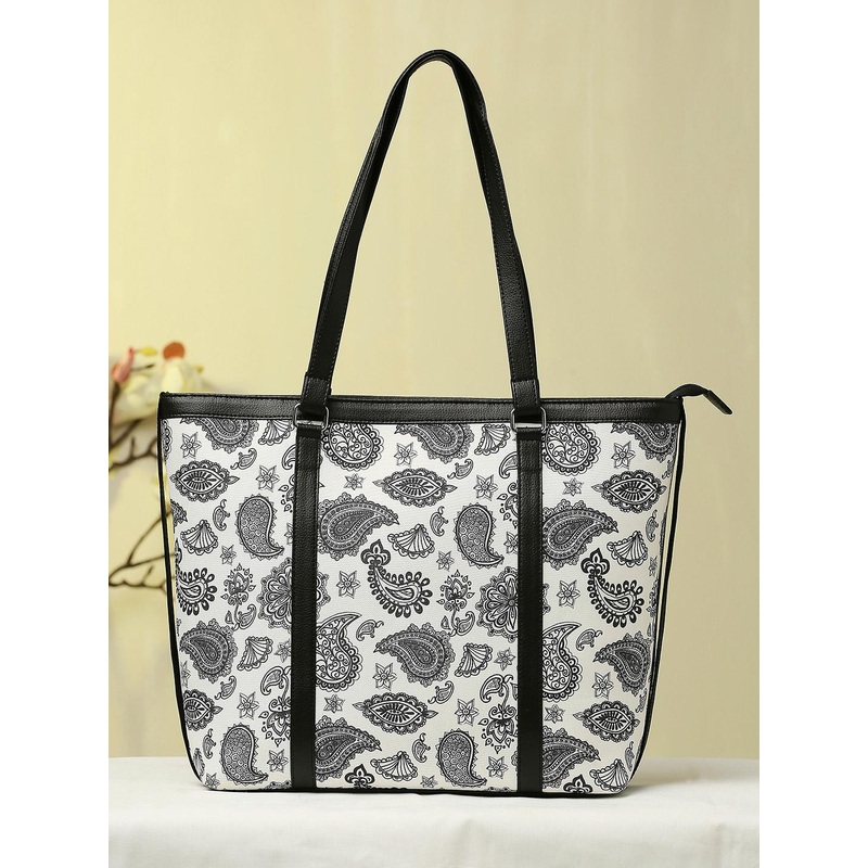 Anouk Ethnic Motifs Printed Shopper Hobo Bag
