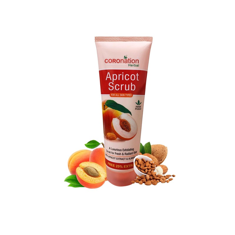 COROnation Herbal Apricot Luxurious Exfoliating Face Scrub- 200 g