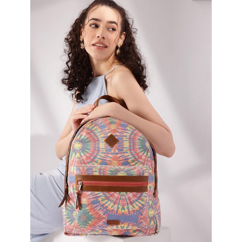 Mast & Harbour Women Printed College Backpack