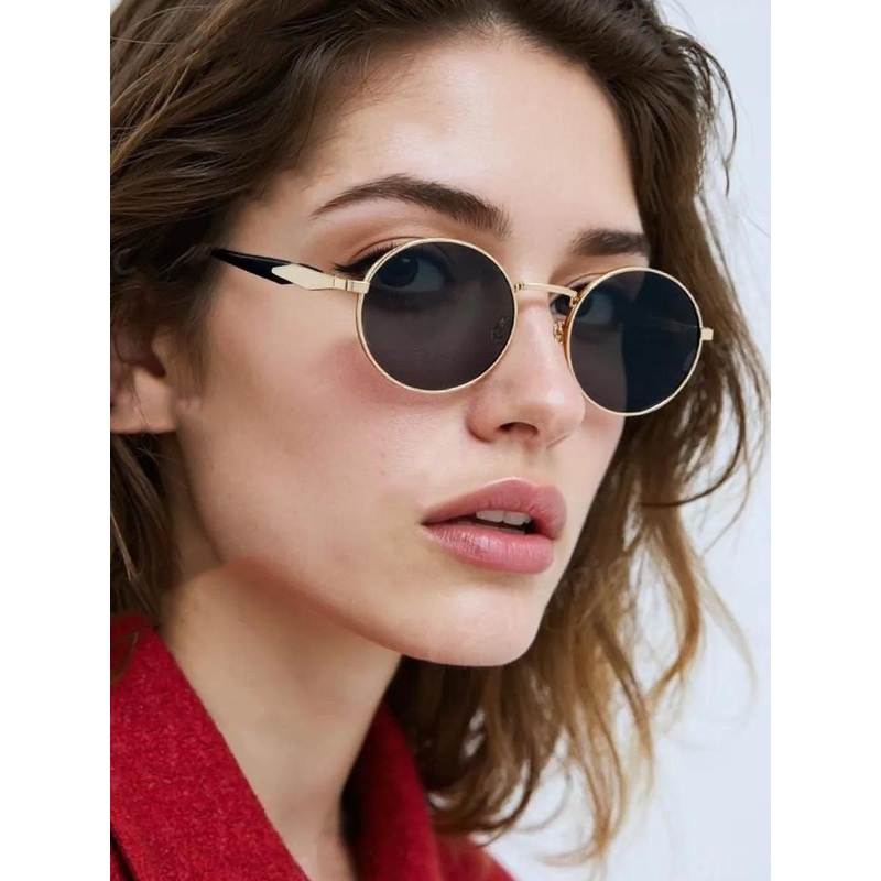 RORCE Women Oval Sunglasses with UV Protected Lens RS33GOF_BLL