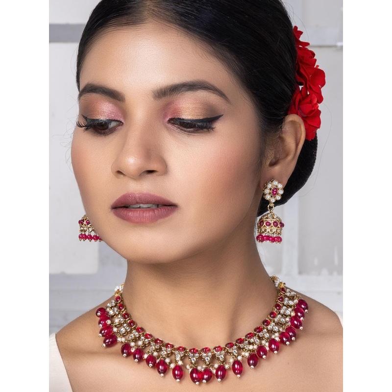 zarmar fashion Women Fuchsia Jewellery Set