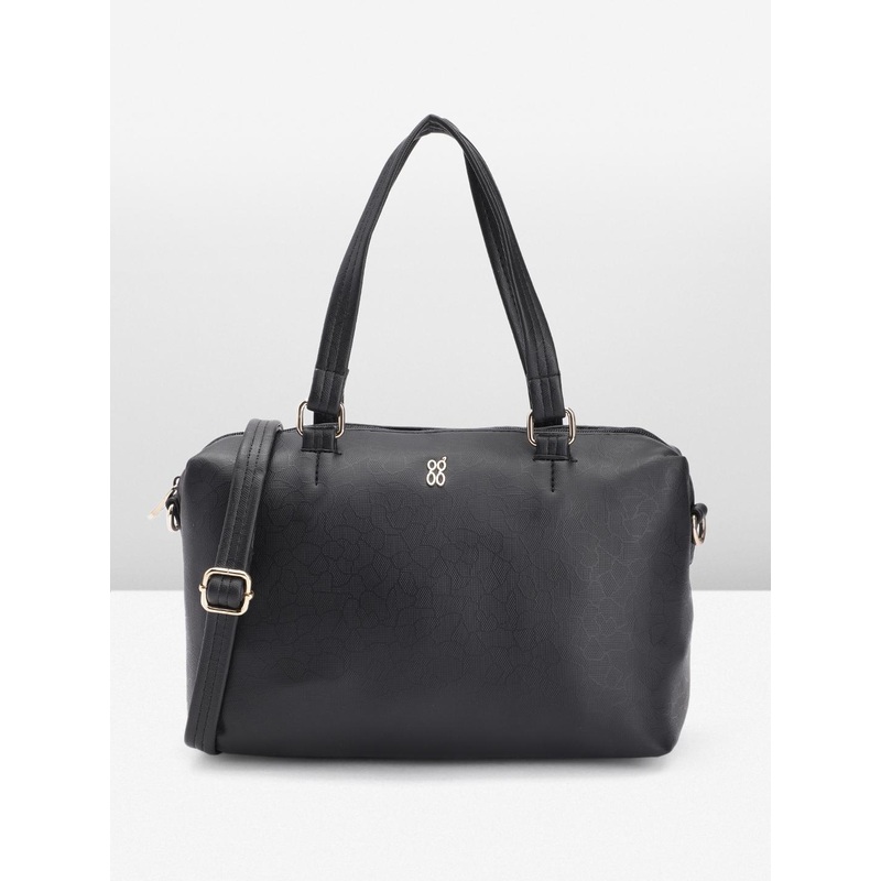 Baggit Animal Textured PU Structured Duffle Handheld Bag