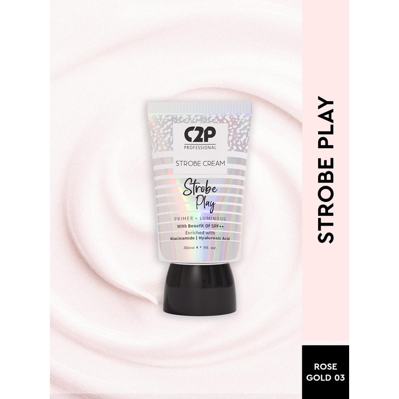 C2P PROFESSIONAL MAKEUP Strobe Play Strobe Cream 30 ml – Rose Gold 03