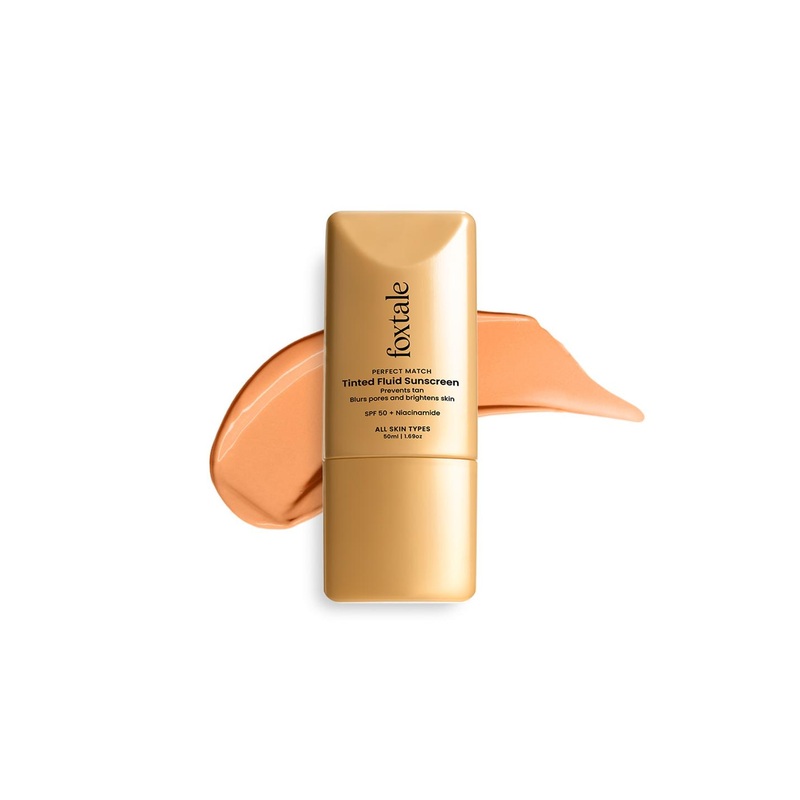 FoxTale Perfect Match Tinted Fluid SPF 50 + Sunscreen – 50 ml – Clay