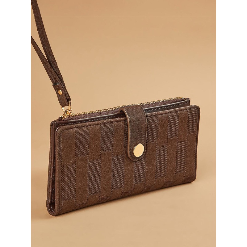 Ginger by Lifestyle Women Solid Textured PU Two Fold Wallet