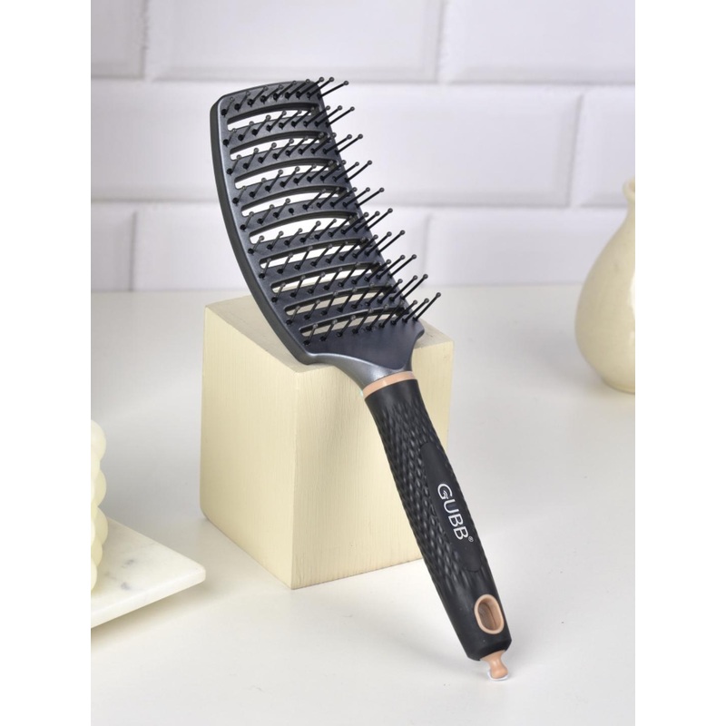 GUBB Unisex Black Elite Range Vent Hair Brush With Pin