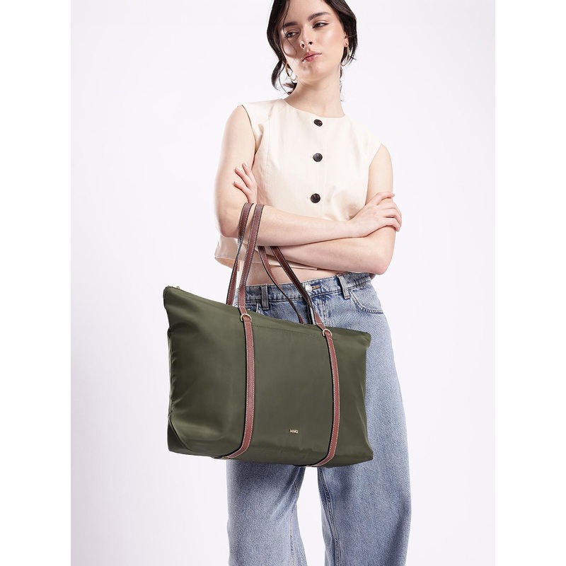 MANGO Shopper Shoulder Bag
