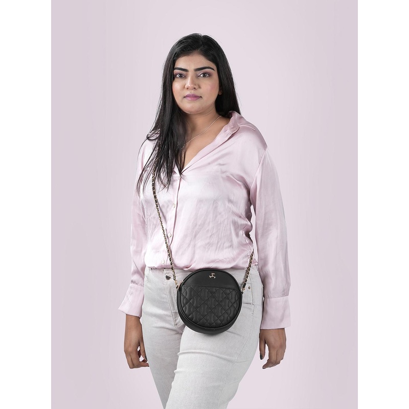 Mochi Structured Sling Bag with Quilted