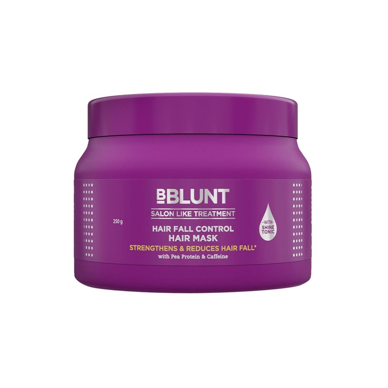 BBLUNT Hair Fall Control Hair Mask with Pea Protein & Caffeine – 250 g