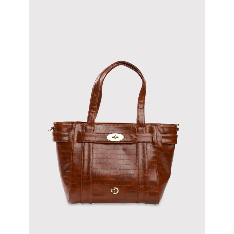 Caprese Leather Shopper Handheld Bag