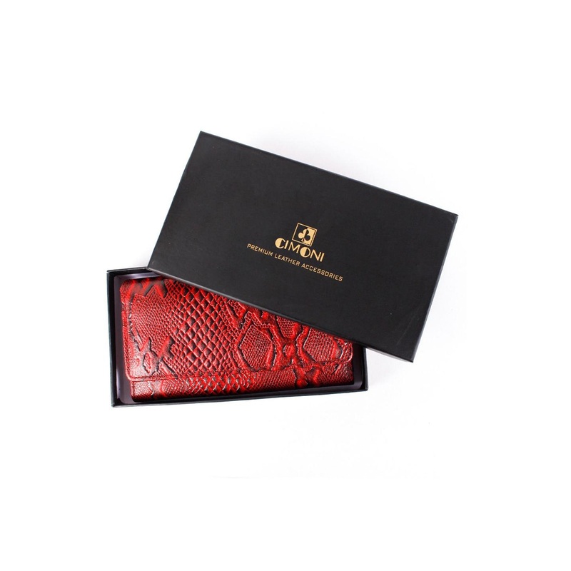 CIMONI Textured Leather Two Fold Wallet