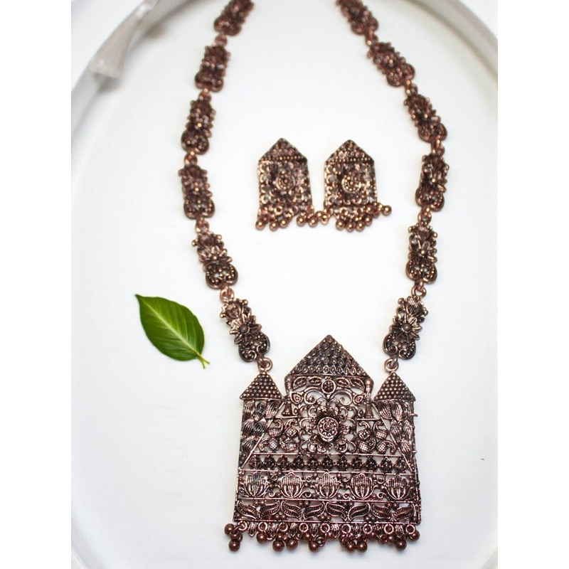 Jolly Faces Long Beaded Jewellery Set