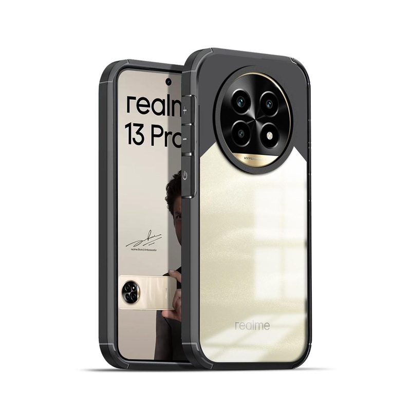 Karwan Solid Realme 13 Pro 5G Shockproof Bumper Back Case
