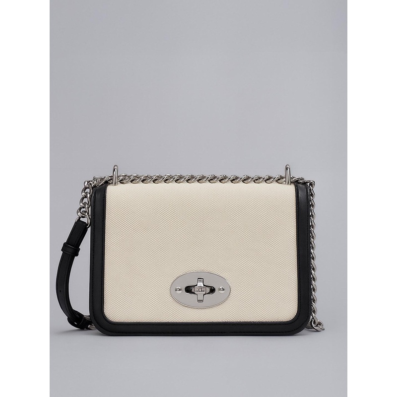 Lino Perros Colourblocked Structured Shoulder Bag With Detachable Sling Strap