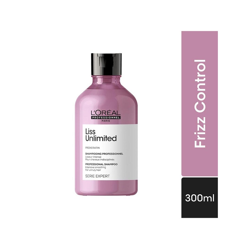 LOreal Professionnel Liss Unlimited Shampoo for Frizzy Hair with Pro-Keratin – 300ml