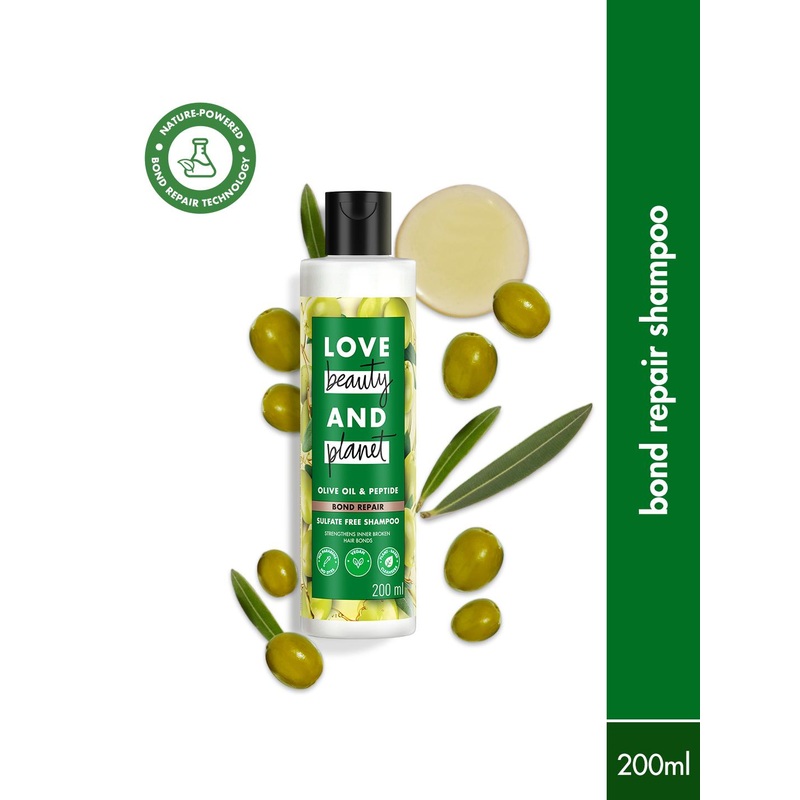 Love Beauty & Planet Bond Damage Repair Shampoo With Olive Oil & Peptide – 200ml