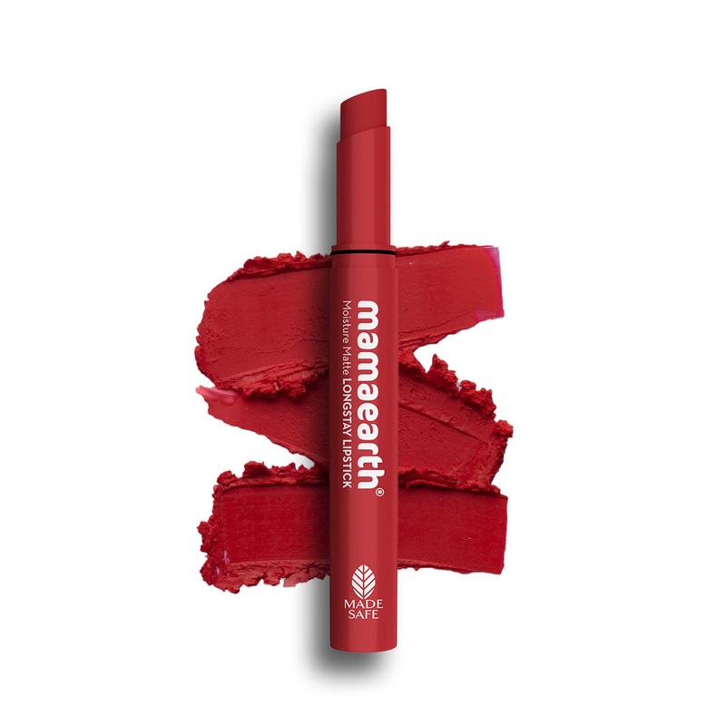 Mamaearth Moisture Matte Longstay Lipstick – Raspberry Scarlet 07