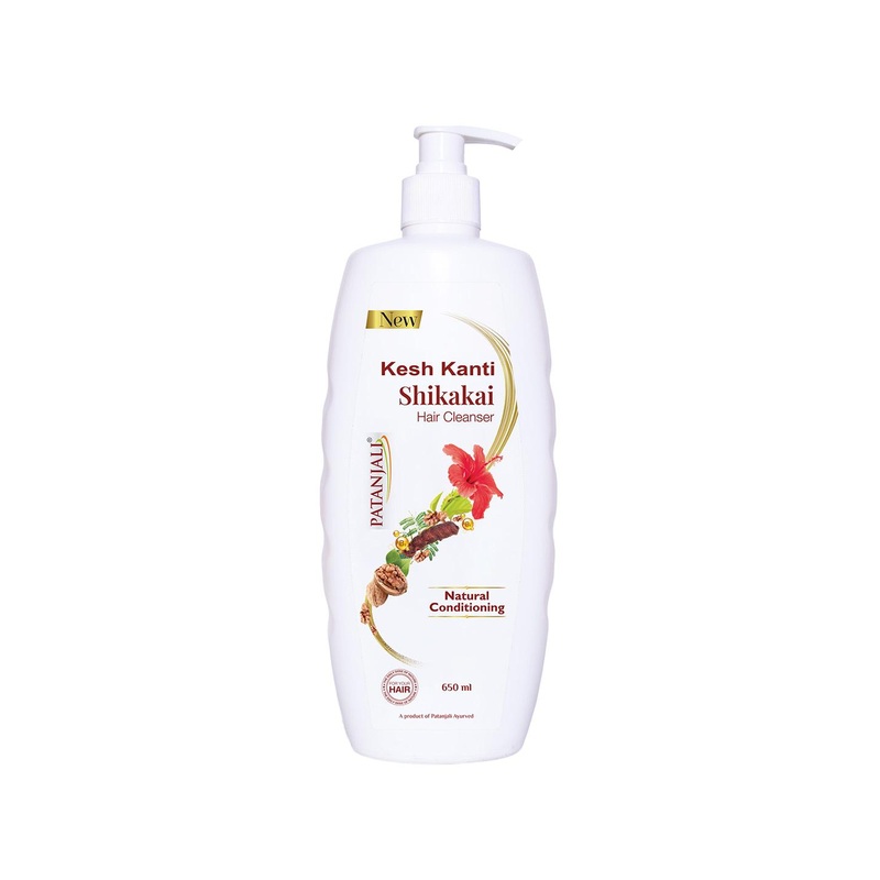 Patanjali Kesh Kanti Shikakai Hair Cleanser for Natural Conditioning – 650 ml