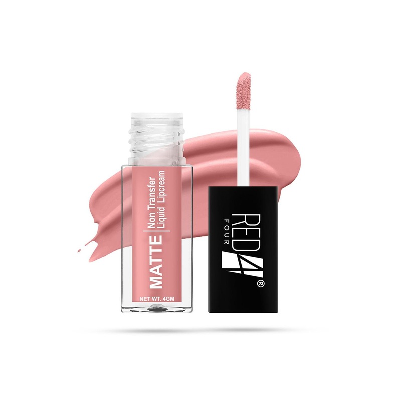 RED 4 Miss Perfect Non Transfer & Smudge Proof Matte Liquid Cream 4 g Tea Rose