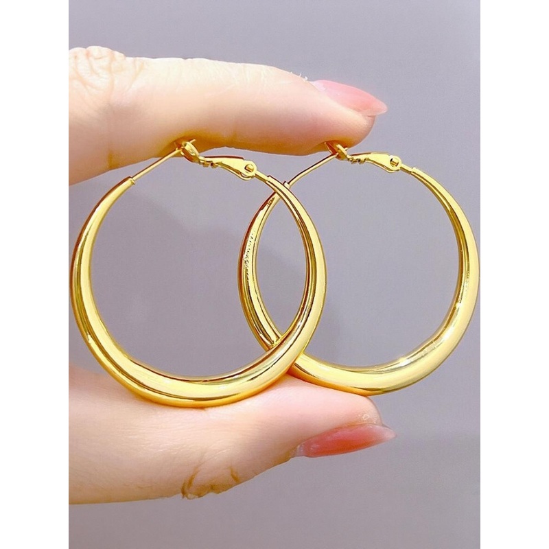 AKISON JEWELS Circular Studs Earrings