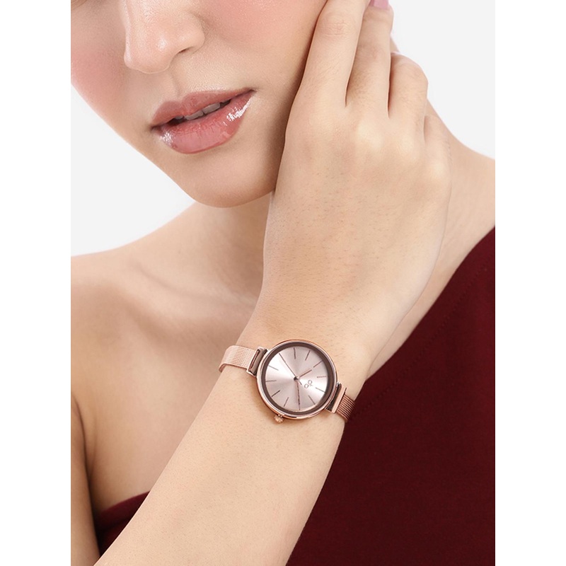 DressBerry Women Stainless Steel Dial & Bracelet Straps Analogue Watch UT-A8629-RG-DB