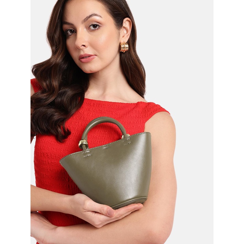 MANGO Miniature Bucket Handheld Bag With Pouch