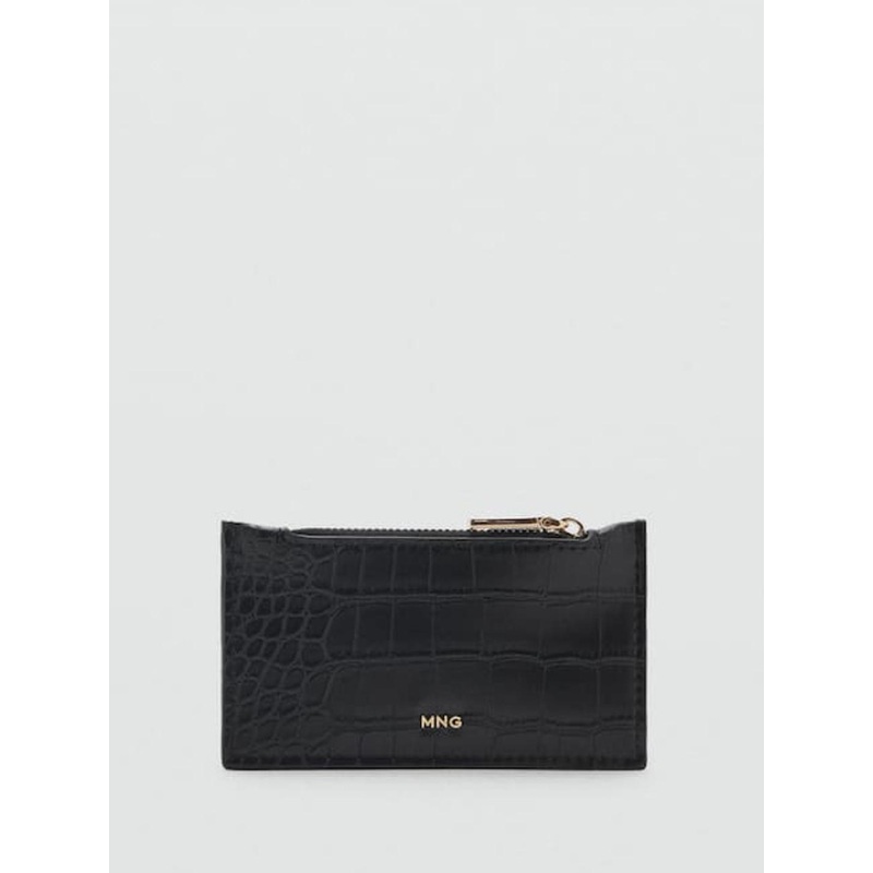 MANGO Women Animal Textured Card Holder