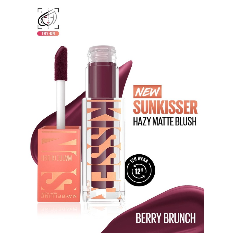 Maybelline 12H Wear Sunkissed Cheeks Longwear Sunkisser Hazy Matte Blush – Berry Brunch
