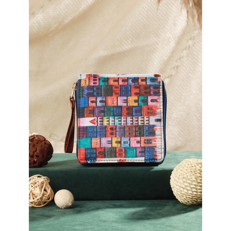 Priyaasi Women Printed Zip Around Wallet