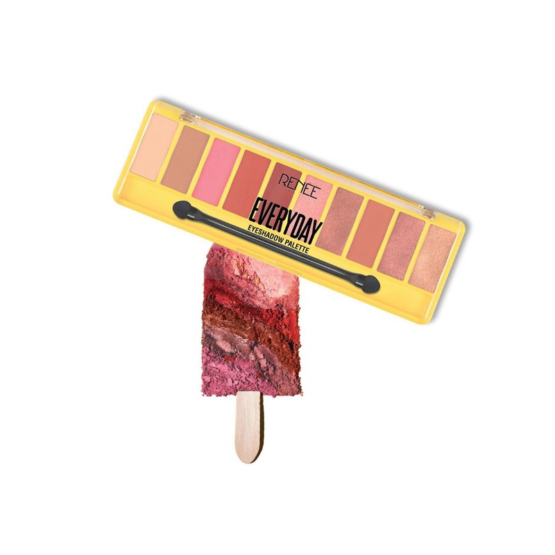 Renee Everyday Water & Smudge Proof Eyeshadow Palette 10 g – Rose 01