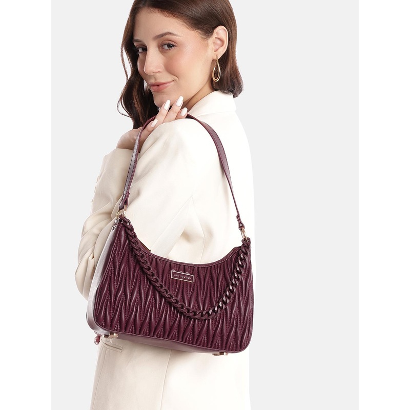 Van Heusen Quilted Baguette Bag