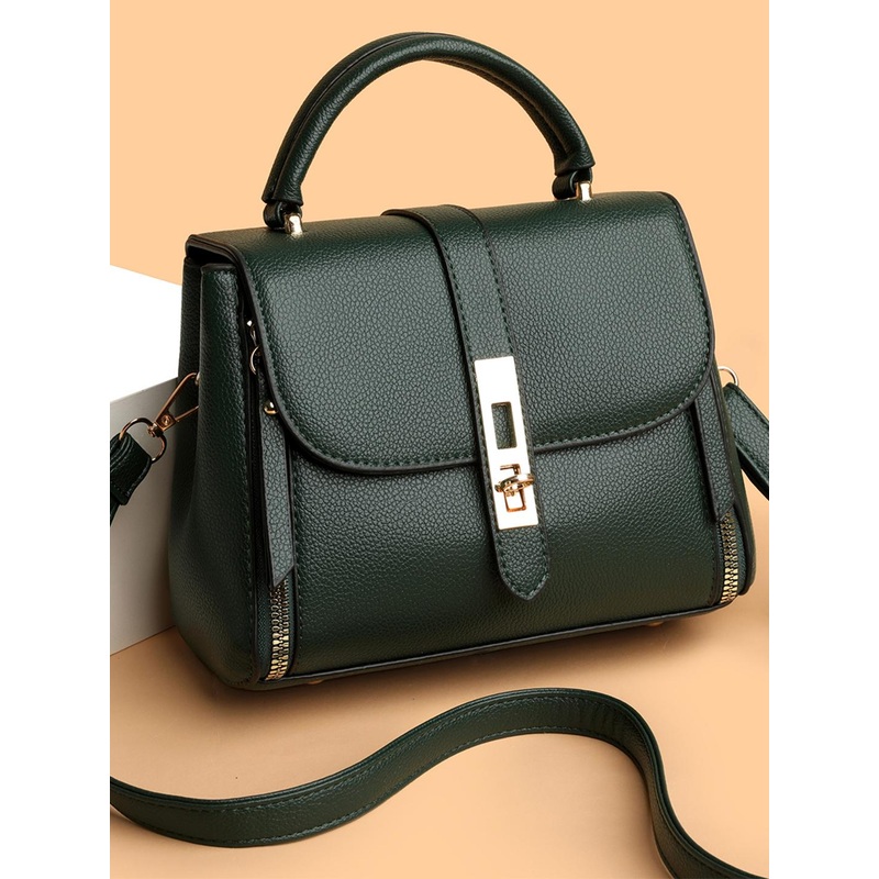 Diva Dale PU Structured Satchel