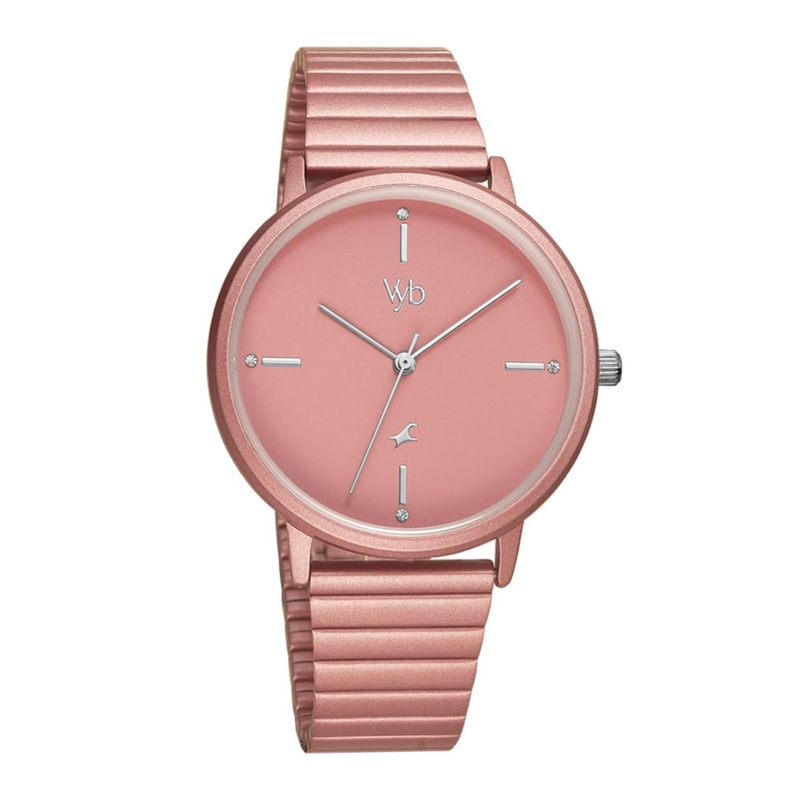 Fastrack Women Stainless Steel Bracelet Style Straps Analogue Watch FV60021KM04W