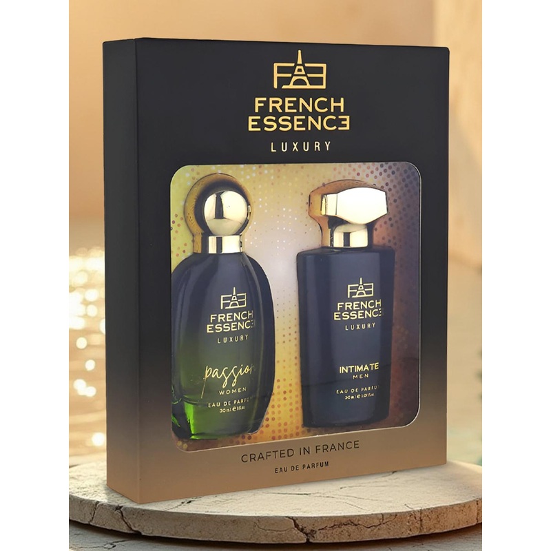 FRENCH ESSENCE Set Of 2 Passion & Intimate Eau De Parfum – 30 ml Each