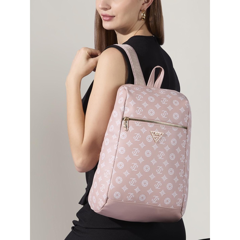 LAVIE Signature St.Louis Monogram Printed Compact Fashion Backpack