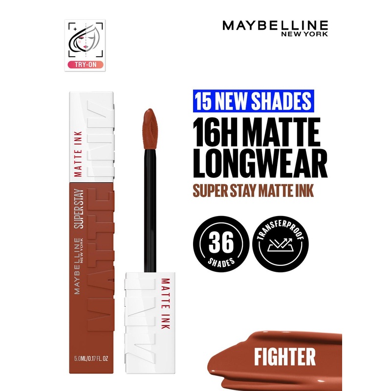 Maybelline New York Super Stay Matte Ink Liquid Lipstick – 75 Fighter