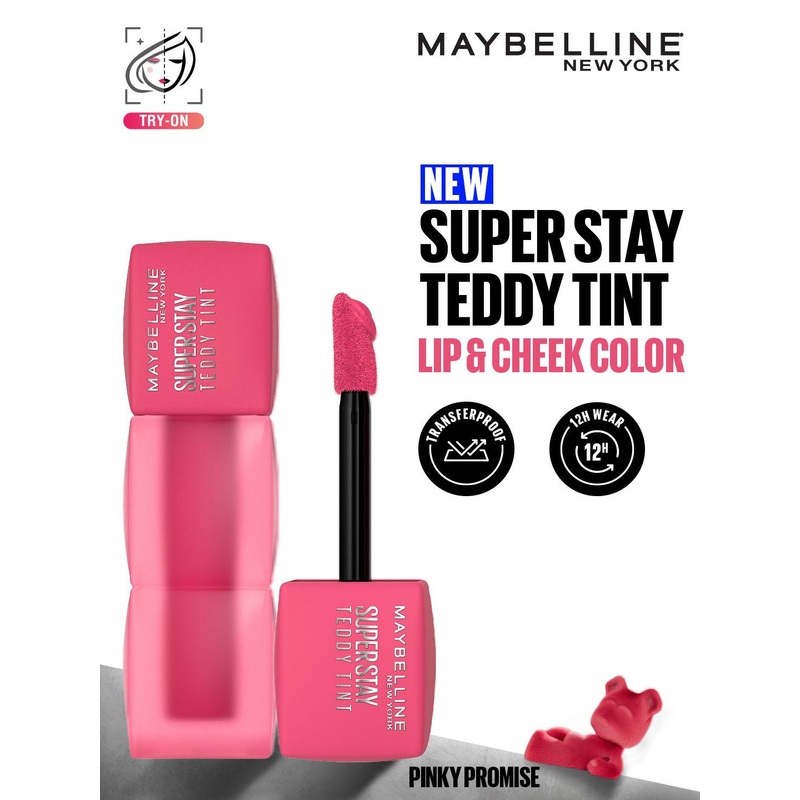 Maybelline New York Superstay Teddy Tint Lip & Cheek Color 5 ml – Pinky Promise