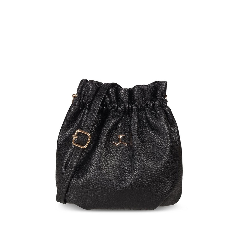 Mochi Women Bucket Sling Bag with Bow Detail