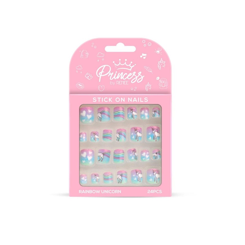 Renee Princess Unicorn Stick On Nails