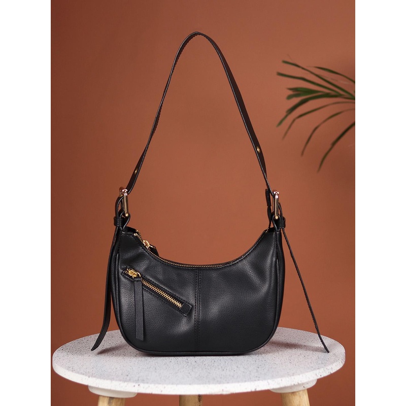 White Lily Women PU Structured Shoulder Bag