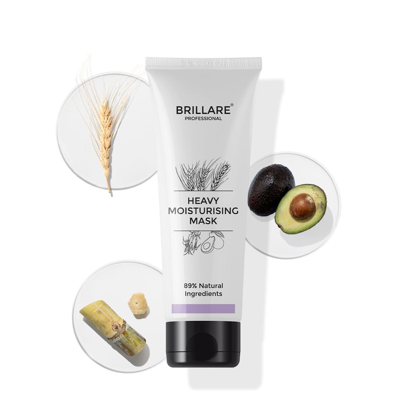 BRILLARE Moisturising Hair Mask for Dry, Damaged & Frizzy Hair