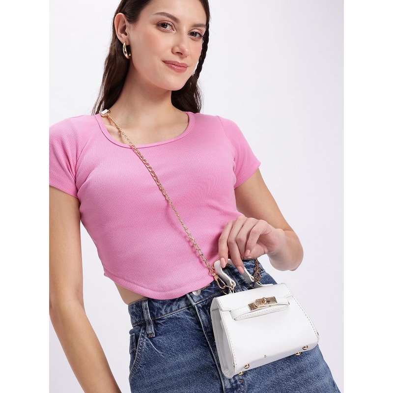 DressBerry Structured Satchel Bag