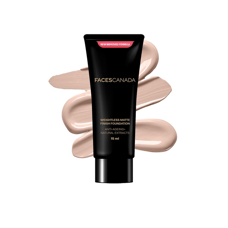 FACES CANADA Weightless Matte Finish Anti-Ageing Foundation 15 ml – Rose Ivory 01