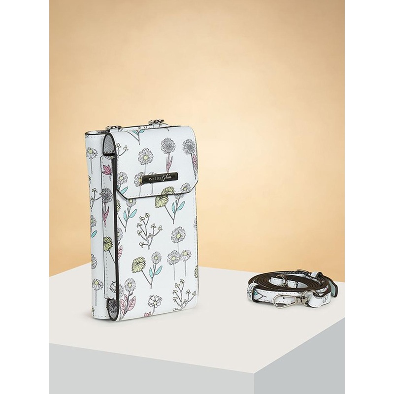 Forever Glam by Pantaloons Women Floral Printed PU Zip Around Wallet