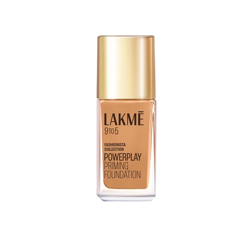 Lakme 9to5 Powerplay Priming Foundation With Built In Primer & SPF20 25ml – Warm Caramel
