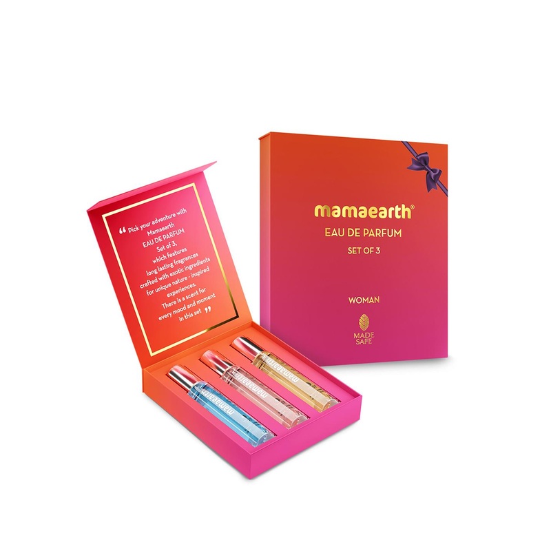 Mamaearth Women Set of 3 Premium & Long Lasting Eau De Parfum – 15 ml each